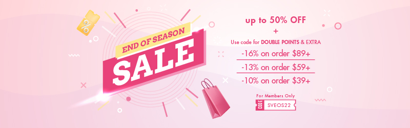 up to 50% OFF Us codefor DOUBLE POINTS EXTRA -16% on order $89 -13% on order $59 -10% on order $39 