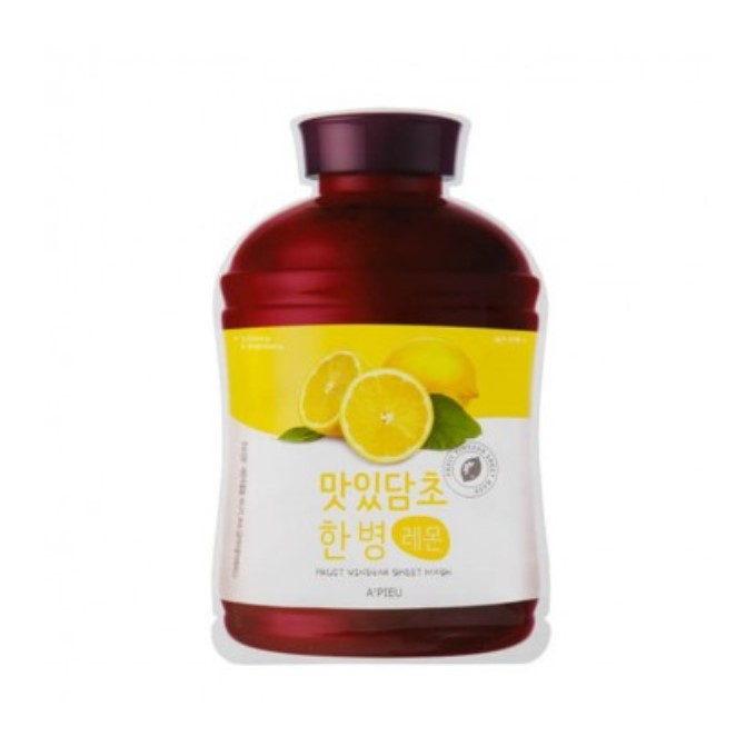 APIEU Fruit Vinegar Sheet Mask Lemon 1pc