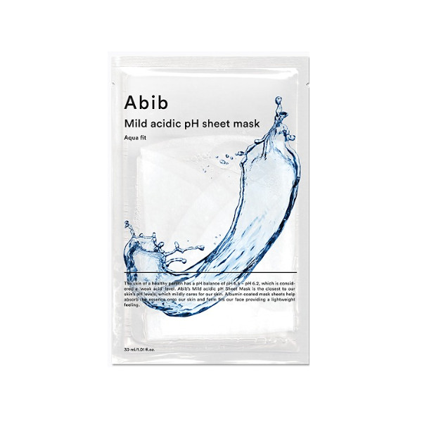 Abib Mild acidic pH sheet mask Aawa 