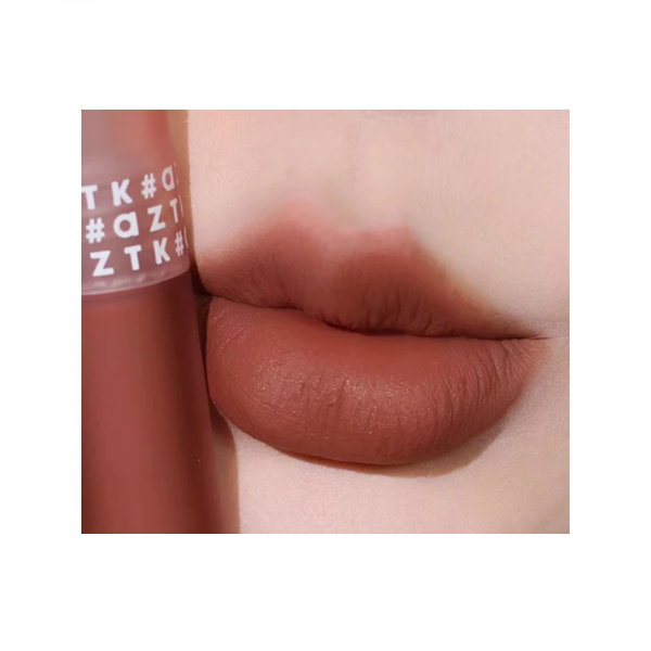 AZTK - Mist Flower Matte Liquid Lipstick - 3g - 11 Orange Peel Oolong