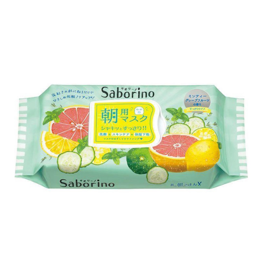 BCL Saborino Morning Mask Grapefruit 32pc