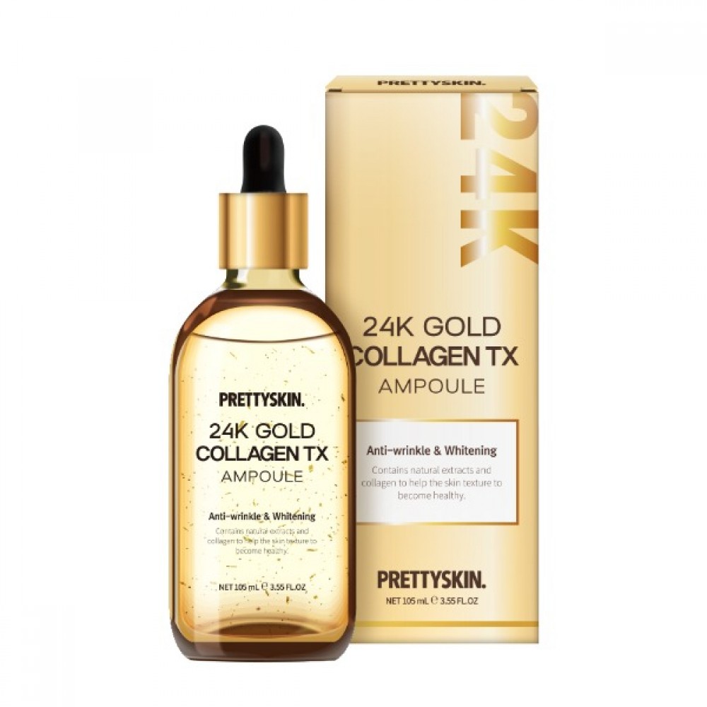 Shop PRETTYSKIN - 24K Gold Collagen TX Ampoule - 105ml