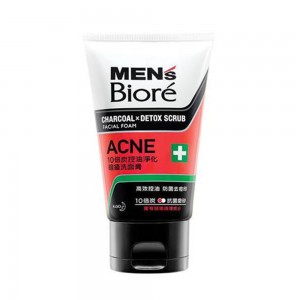 Kao - Men's Biore Charcoal Detox Acne - 100g