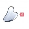 Stylevana - Scraping Board Gua Sha Massage Tool (Heart-shaped) (2ea) Set - Metallic