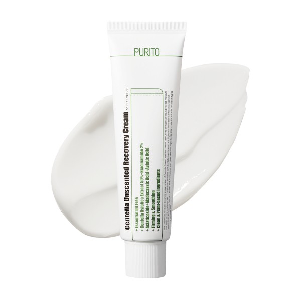 Purito SEOUL - Centella Unscented Recovery Cream - 50ml (New Formula)