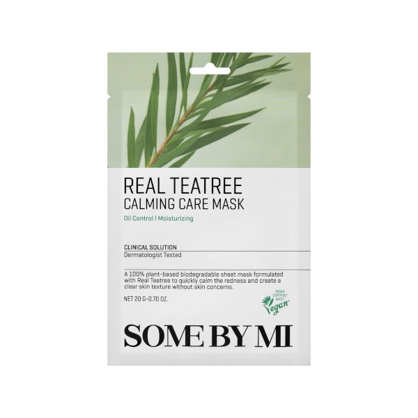 SOME BY MI - Real Teatree Calming Care Mask - 1pc