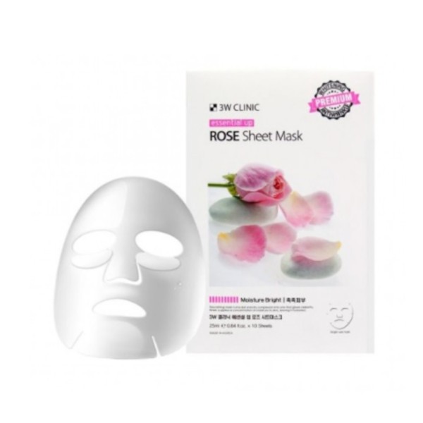3W Clinic - Rose Essential Up Sheet Mask - 1pc