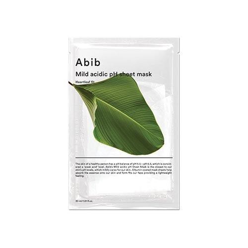 [Deal] Abib - Mild Acidic pH Sheet Mask - Heartleaf Fit - 10pcs
