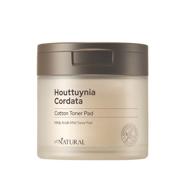 All Natural - Houttuynia Cordata Cotton Toner Pad - 120ml/60sheet