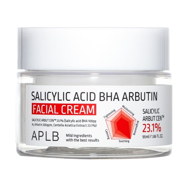 APLB - Salicylic Acid BHA Arbutin Facial Cream - 55ml