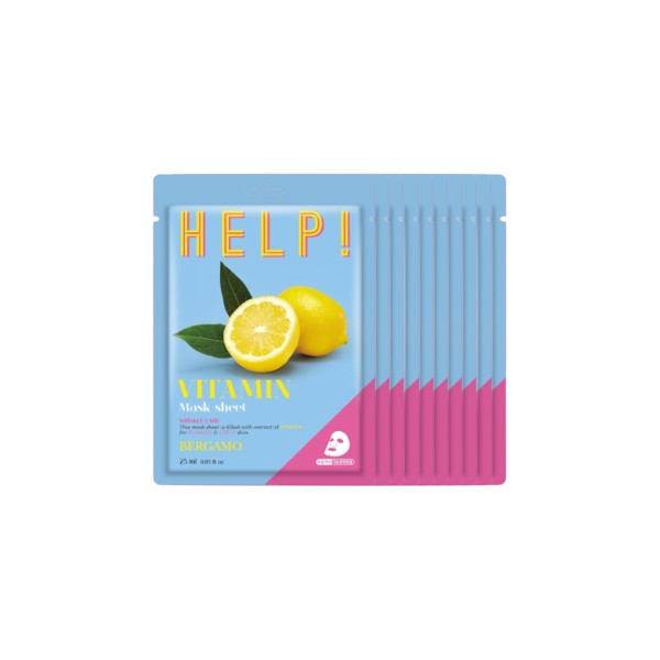 Bergamo - Help! Mask Pack - Vitamin - 10pcs