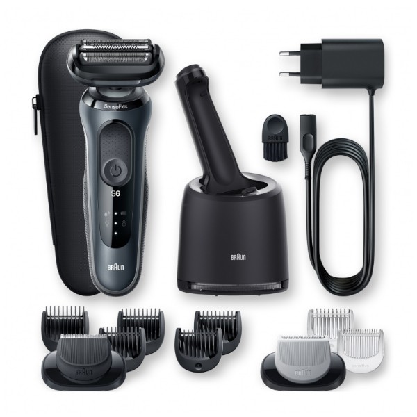 Braun - Series 6 Wet & Dry Shaver (100-240V) with SmartCare center - 1pc