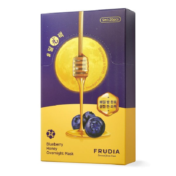 FRUDIA - Bluberry Honey Overnight Mask (20pcs)