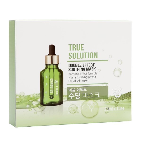 Celranico - True Solution Double Effect Mask - Soothing - 10pcs