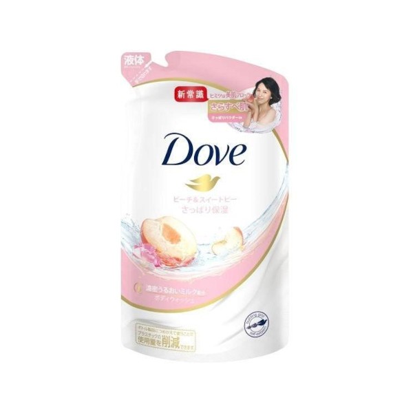 Dove - Peach & Sweet Pea Body Wash Refill - 360g