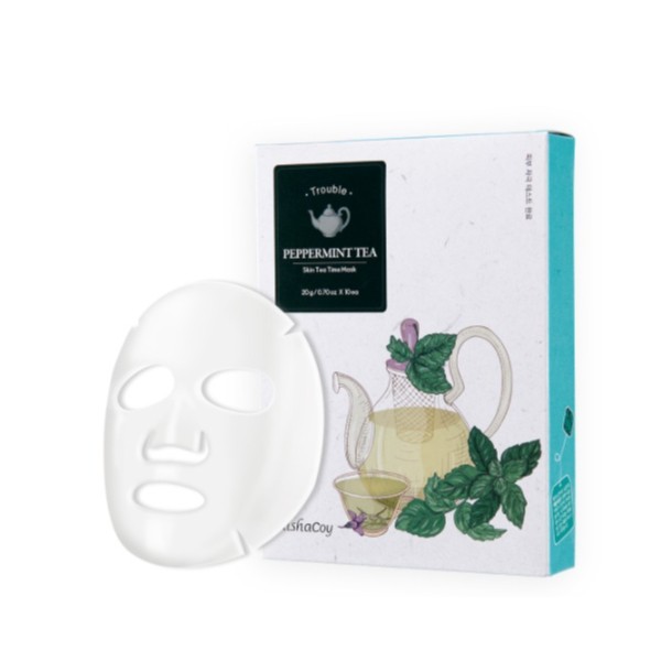 Elishacoy - Skin Tea Time Mask – Peppermint Tea - 20g*10ea