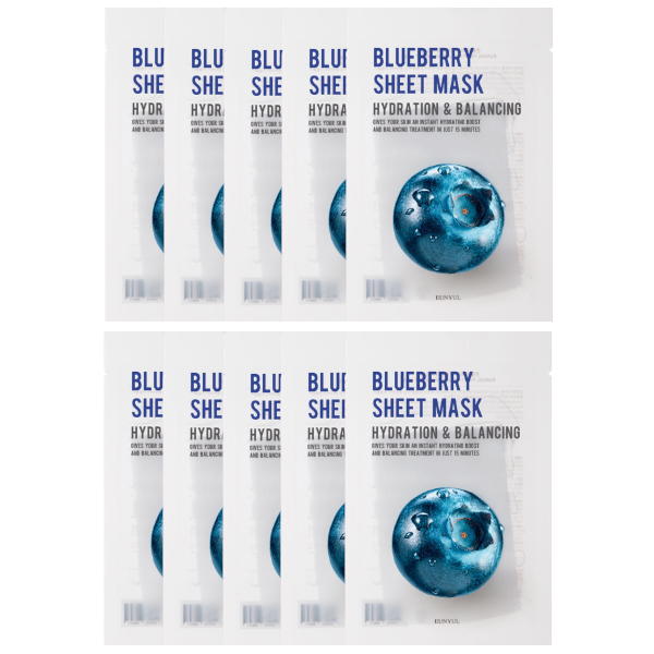 EUNYUL - Purity Blueberry Sheet Mask - 10pcs