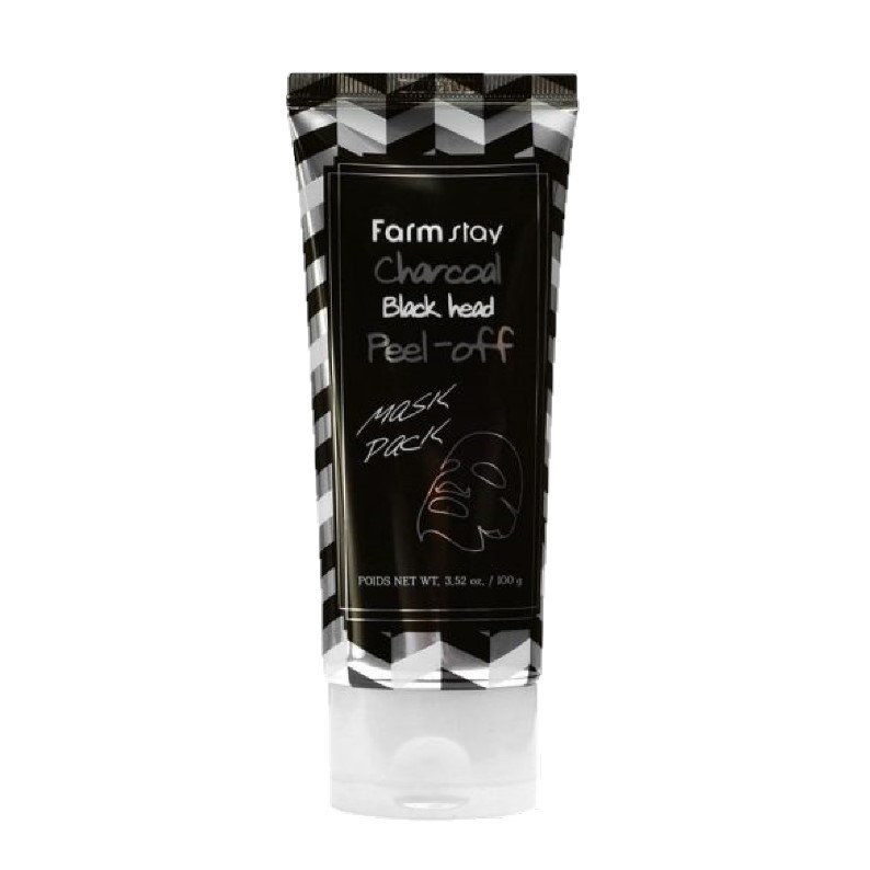 Farm Stay - Charcoal Black Head Peel-Off Mask Pack - 100ml