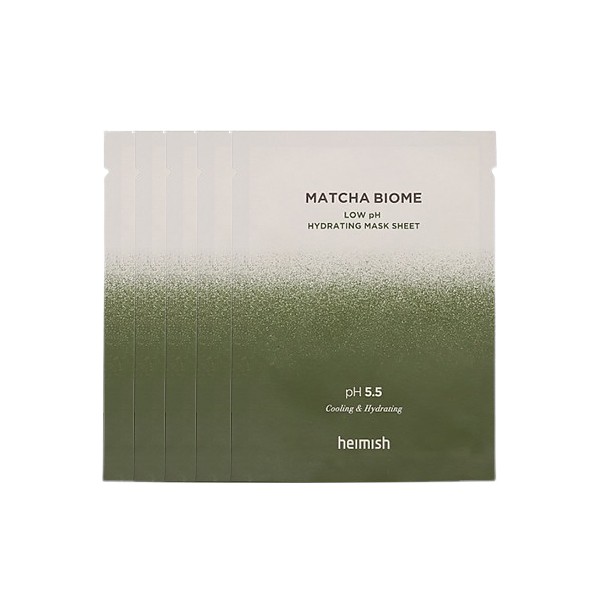 heimish - Matcha Biome Low pH Hydrating Mask Sheet - 5pcs