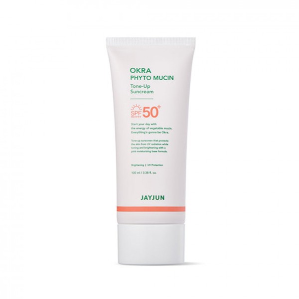 JAYJUN - Okra Phyto Mucin Tone-Up Sunscreen SPF50+ PA++++ - 100ml