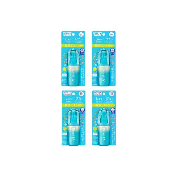 Kao - Biore UV Aqua Rich Aqua Protect Mist SPF50 PA++++ - 60ml (4ea) Set