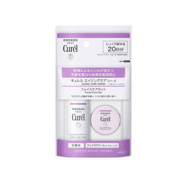 Kao - Curel - Aging Care Facial Care Set - 1set(30ml+10g)