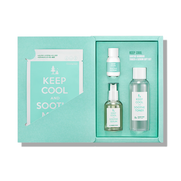 Shop Keep Cool - Soothe Bamboo Toner & Serum Gift - 1set(4items) | Stylevana