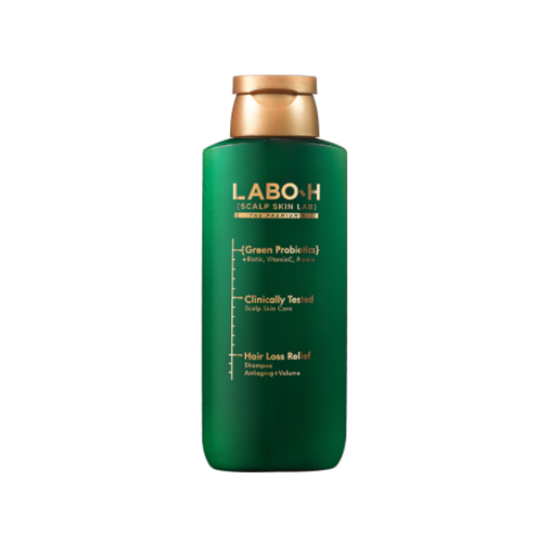 LABO-H - Green Probiotics Hair Loss Relief Shampoo - Antiaging + Volume - 180ml