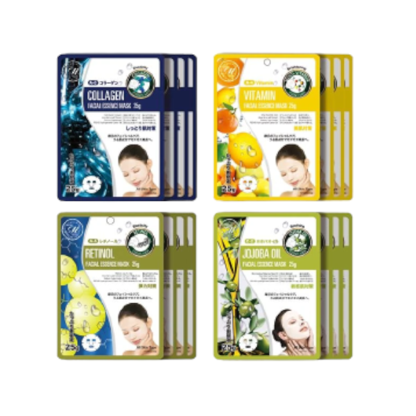 MITOMO - Facial Hydration Skincare Beauty Face Mask Sheet Bundles - 16pcs