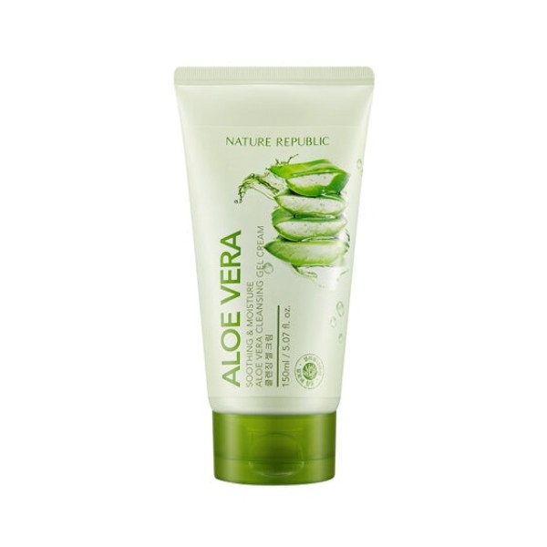NATURE REPUBLIC - Soothing & Moisture Aloe Vera Cleansing Gel Cream