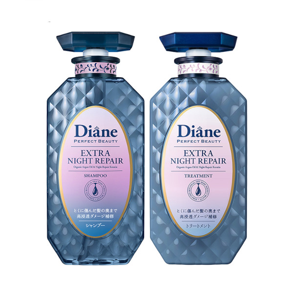 NatureLab - Moist Diane Perfect Beauty Extra Night Repair Shampoo & Treatment Set - 450ml + 450ml