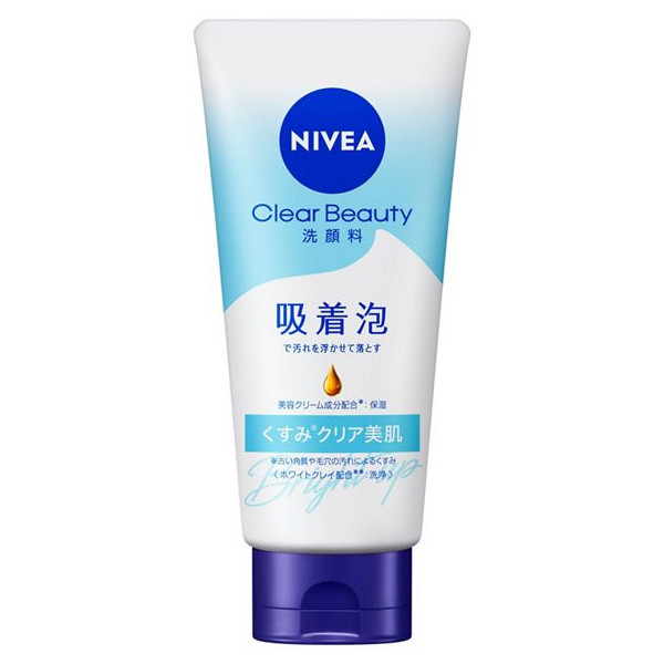 NIVEA Japan - Clear Beauty Facial Cleanser, Clears Dull Skin - 130g