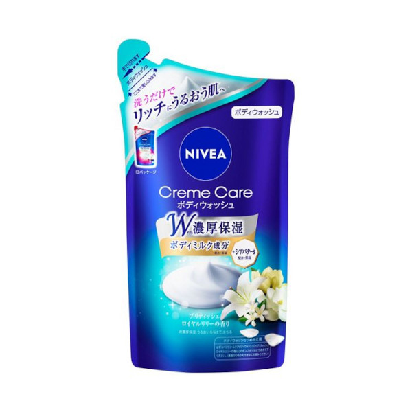 NIVEA Japan - Cream Care Body Wash British Royal Lily Scent Refill - 360ml