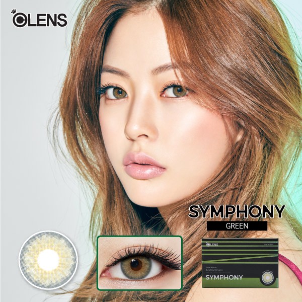 Olens - Symphony 1 Month - Green - 2pcs