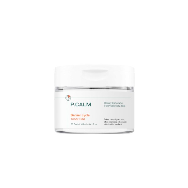 P.CALM - Barrier Cycle Toner Pad - 160ml / 60pads