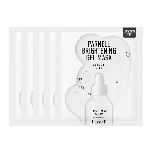 Parnell - Niacinamide + Rice Brightening Gel Mask - 35gx5ea