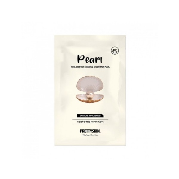 Pretty Skin - Total Solution Essential Sheet Mask - Pearl - 1pc