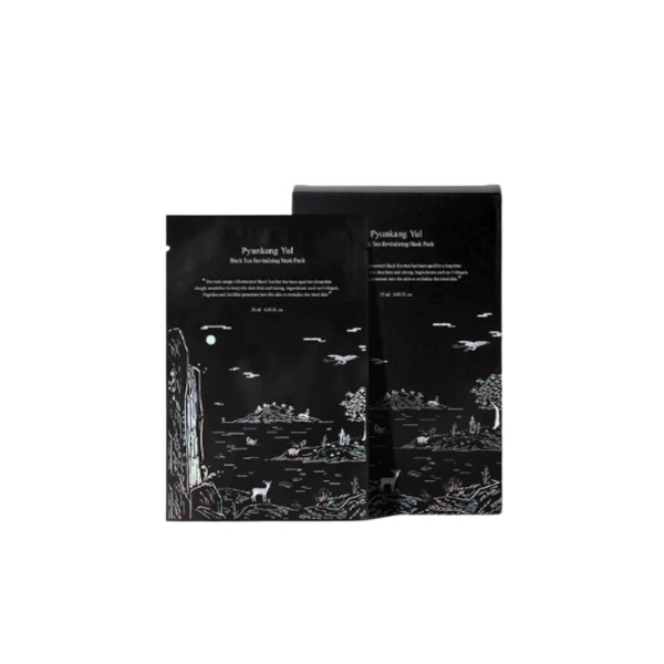 Pyunkang Yul - Black Tea Revitalizing Mask Pack - 10pcs