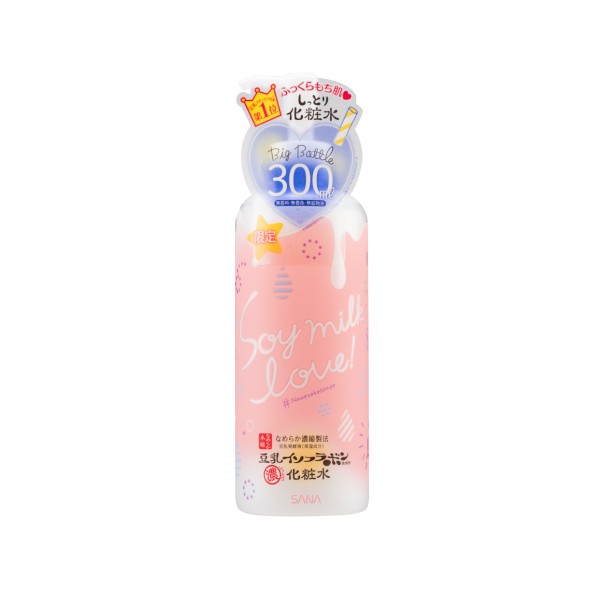 SANA - Soy Milk Moisture Toner Limited Edition - Rich & Pink - 300ml