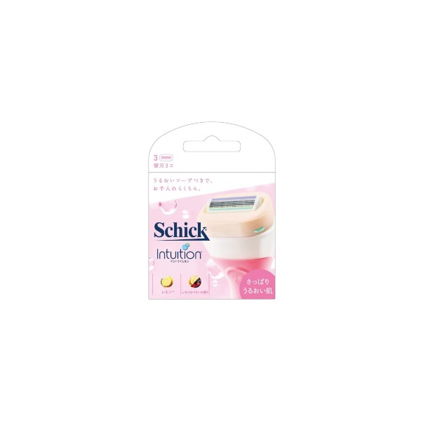 Schick - Intuition Refreshing Moisturizing Skin Spare Blades - 3pcs