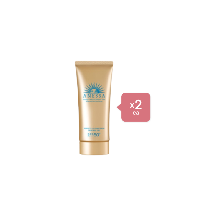 Shiseido Anessa Perfect UV Sunscreen Skincare Gel N SPF50+ PA++++ (2022 Version) - 90g (2ea) Set