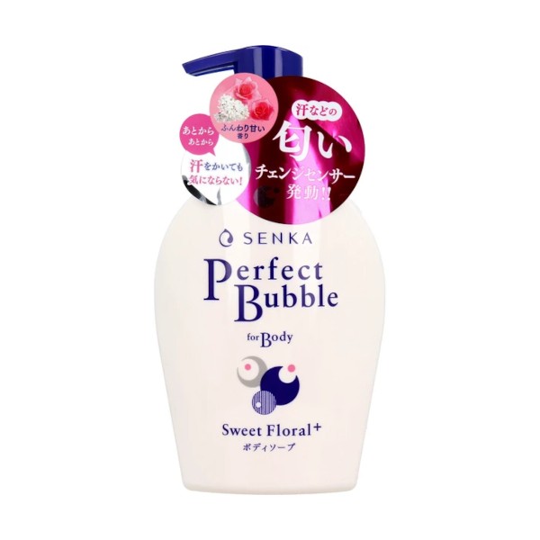 Shiseido - Senka Perfect Bubble For Body Sweet Floral+ Pump - 500ml
