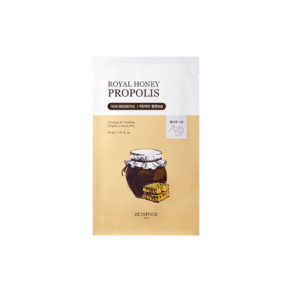 SKINFOOD - Royal Honey Propolis Enrich Mask - 1pc