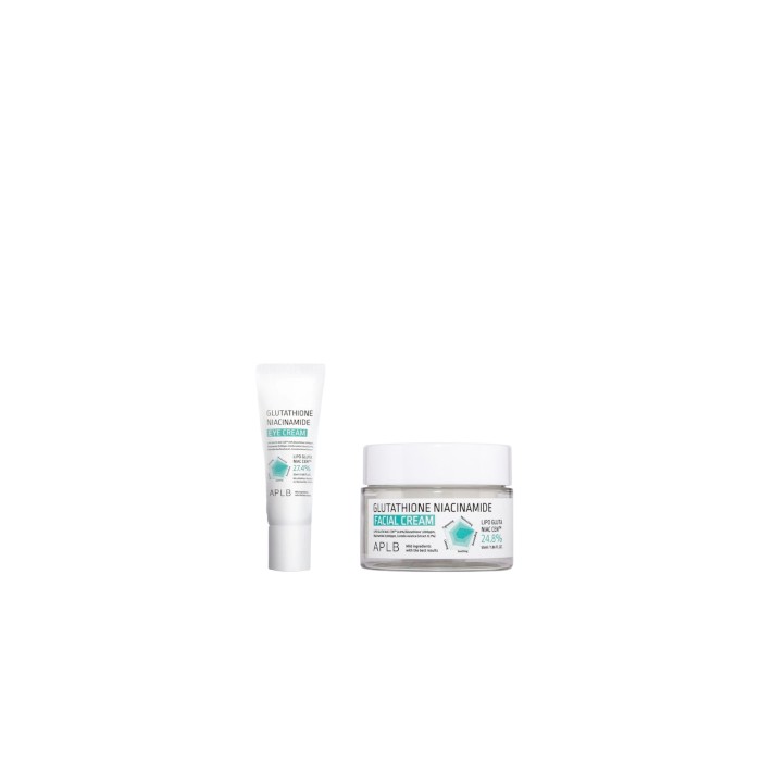 APLB - Glutathione Niacinamide Facial Cream - 55ml (1ea) + Glutathione Niacinamide Eye Cream - 20ml (1ea) Set