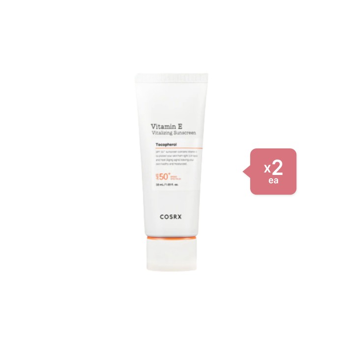 COSRX Vitamin E Vitalizing Sunscreen SPF50+ - 50ml (2ea) Set
