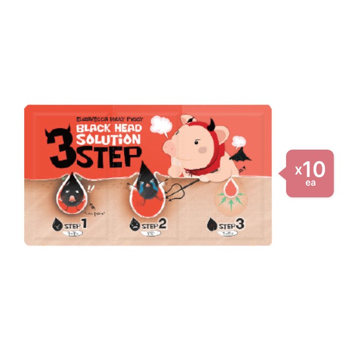 Elizavecca Black Head Solution 3 Step Kit (10ea) Set