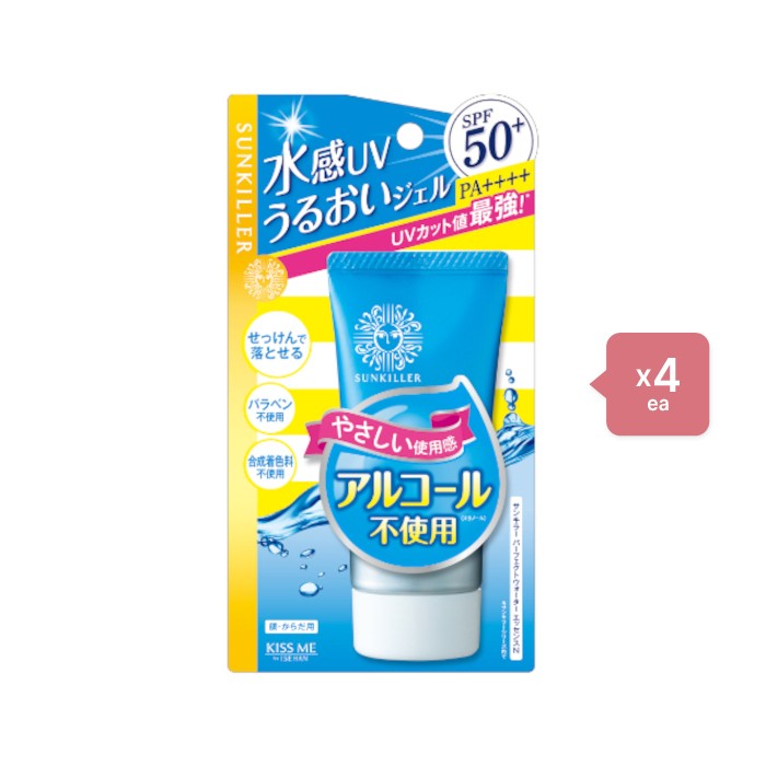 ISEHAN Kiss Me Sunkiller Perfect Water Essence SPF50+ PA++++ - 50g (4ea) Set