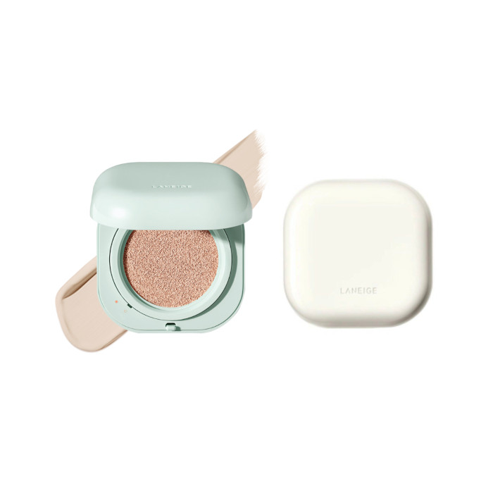 LANEIGE - Neo Cushion Matte SPF46 PA++ (with refill) - 15g*2 - 21N1 Beige X LANEIGE - Neo Essential Blurring Finish Powder - 7g