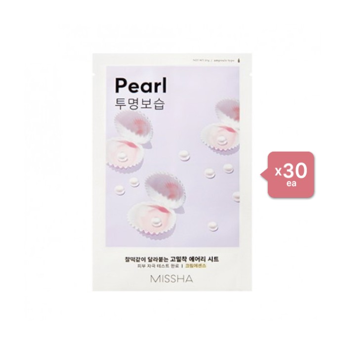 MISSHA Airy Fit Sheet Mask - Pearl - 1pc  (30ea) Set
