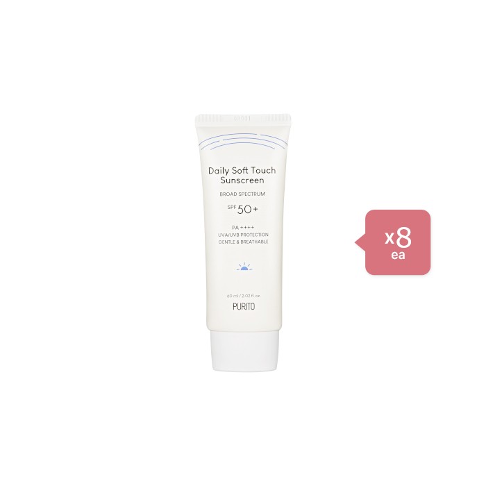 Purito SEOUL - Daily Soft Touch Sunscreen SPF50+ PA++++ - 60ml (8ea) Set